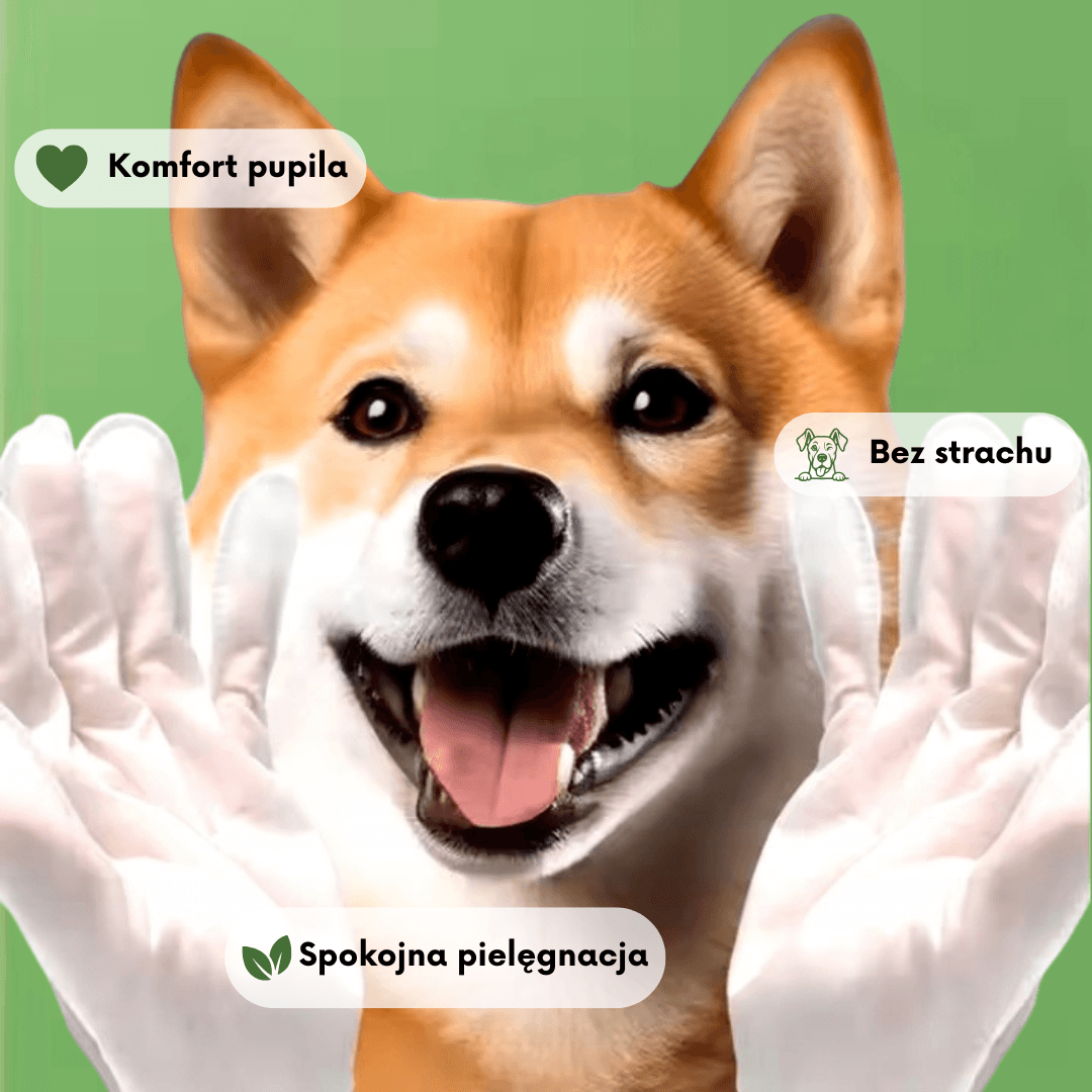 PurePaw - Rękawiczki Do Czyszczenia Pupila