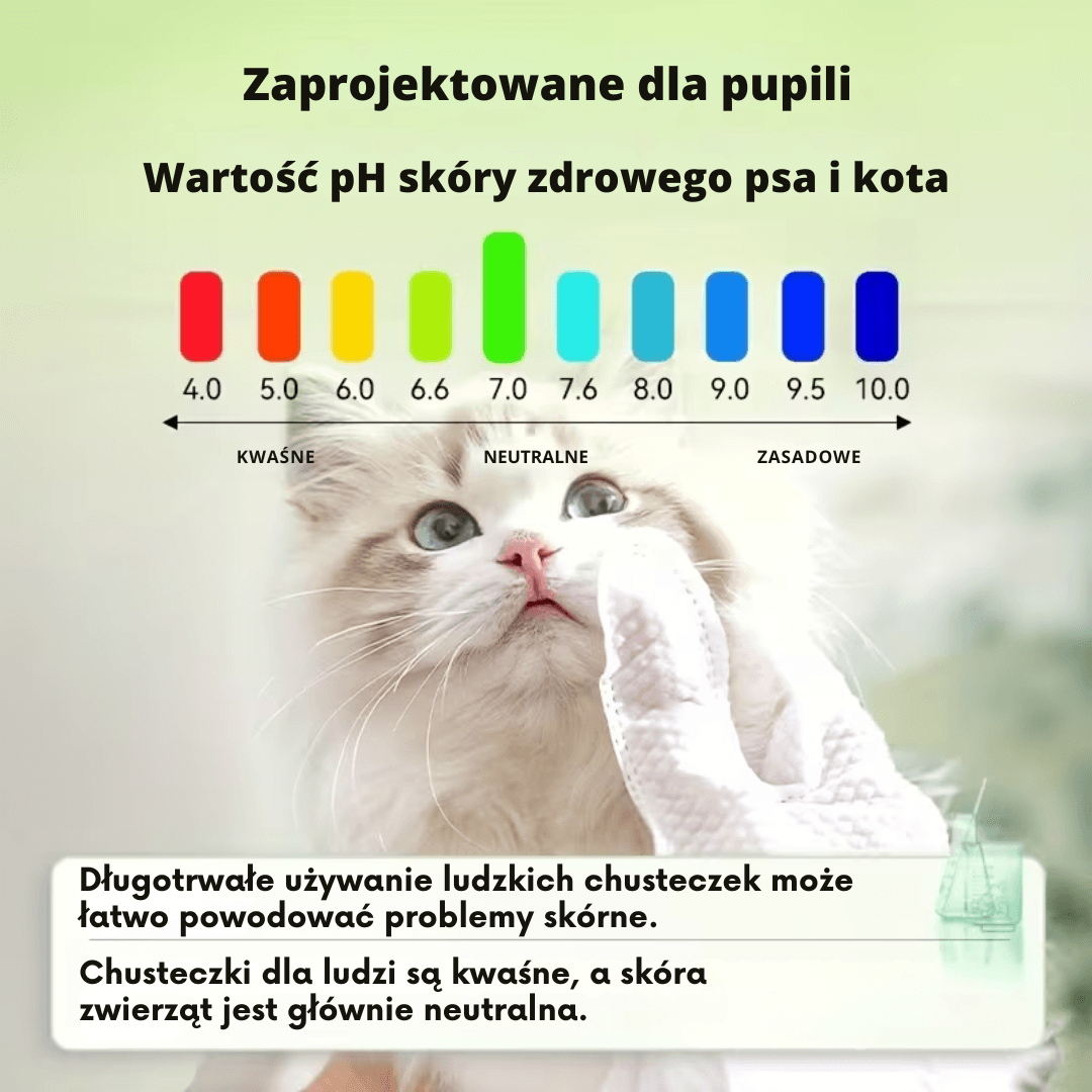 PurePaw - Rękawiczki Do Czyszczenia Pupila